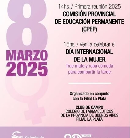 Se realizará este sábado un encuentro de farmacéuticos en La Plata