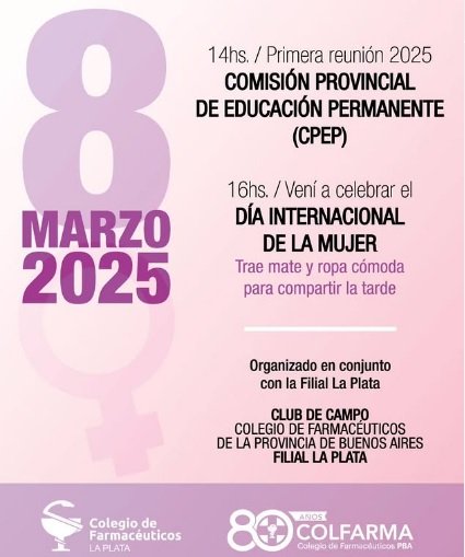 Se realizará este sábado un encuentro de farmacéuticos en La Plata