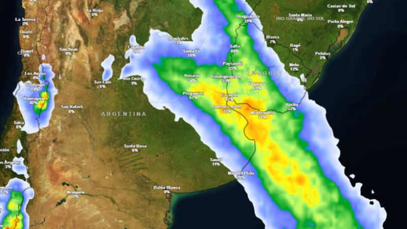 ¡Alerta! Se activan fuertes tormentas en Buenos Aires: hasta 60 mm de lluvia en las próximas horas