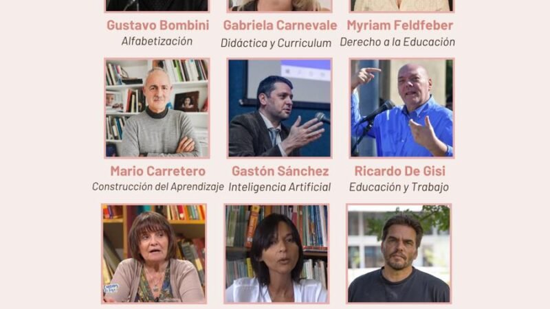 EZEIZA SERÁ SEDE DEL PRIMER CONGRESO PARA REPENSAR LA EDUCACIÓN