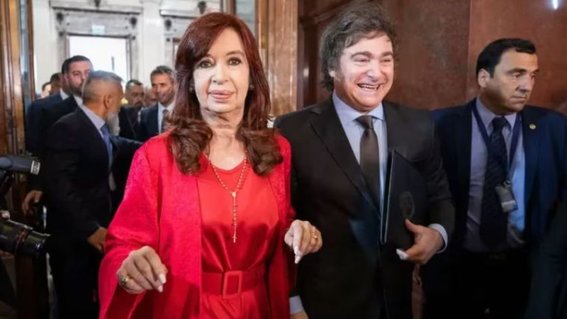 Javier Milei celebró el fallo de la Corte Suprema contra Cristina Kirchner