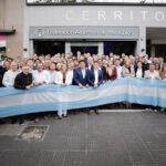 kicillof con intendentes - reclamo a nacion