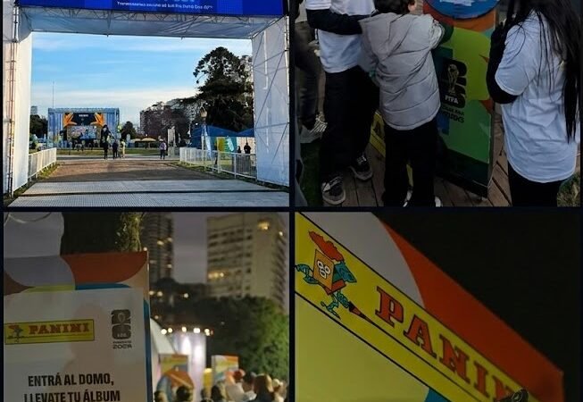 Panini hizo vibrar el Fan Zone de la Ciudad en la previa del gran partido de Argentina