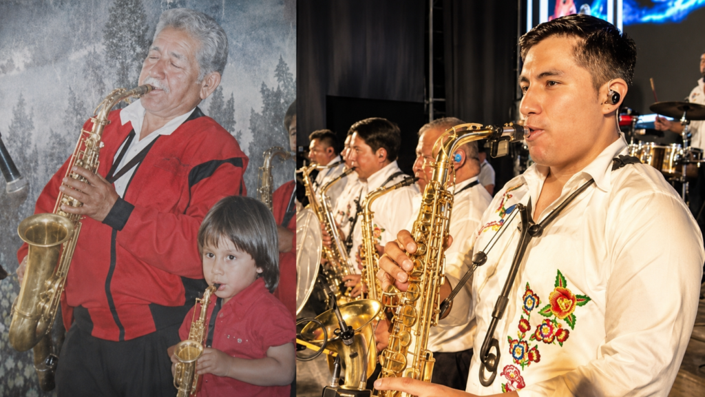 Anthony Miranda junto a su abuelo Aurelio Miranda